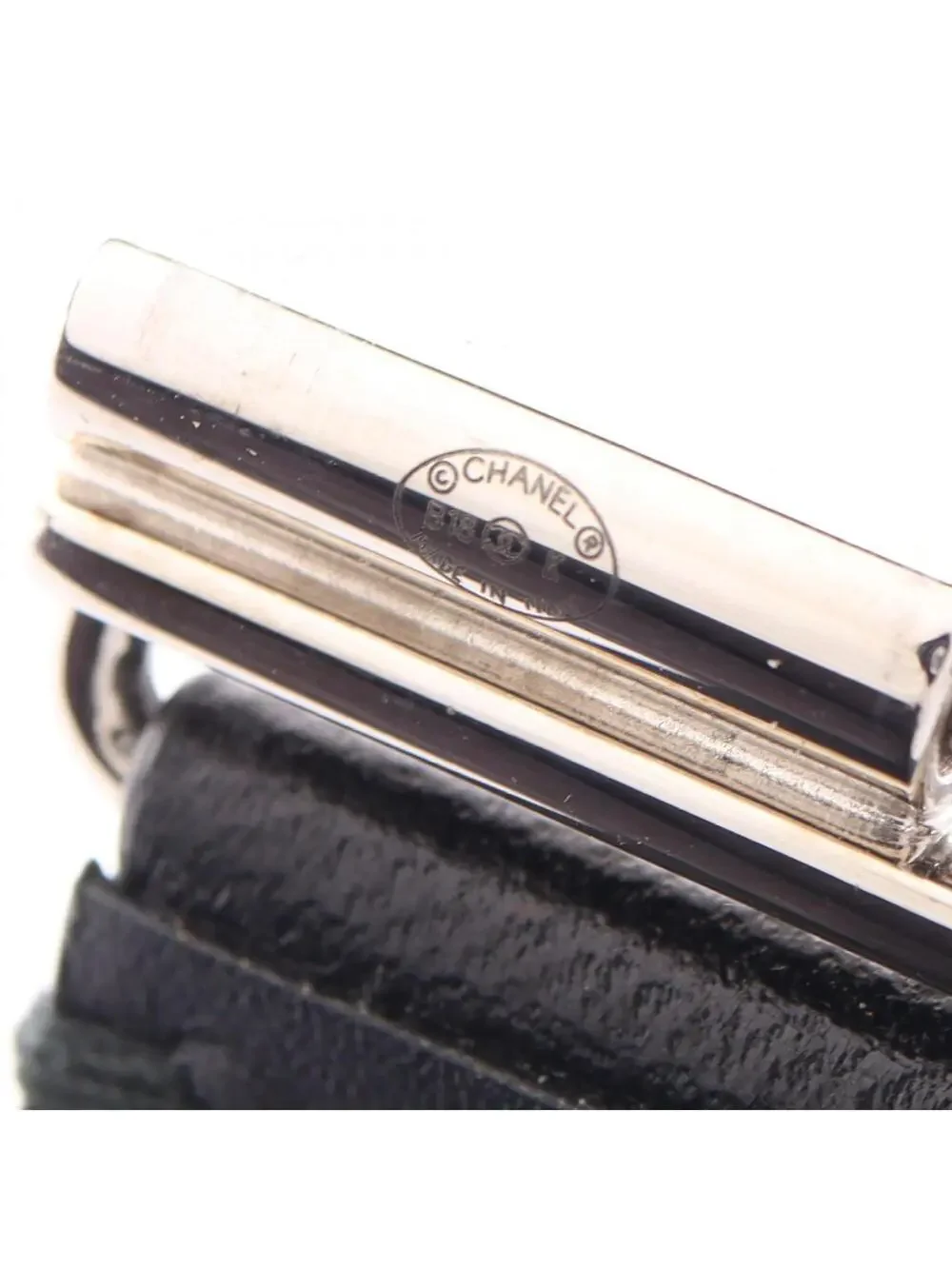 Chanel Cc Logo Bracelet Silver-Tone #357815C15B